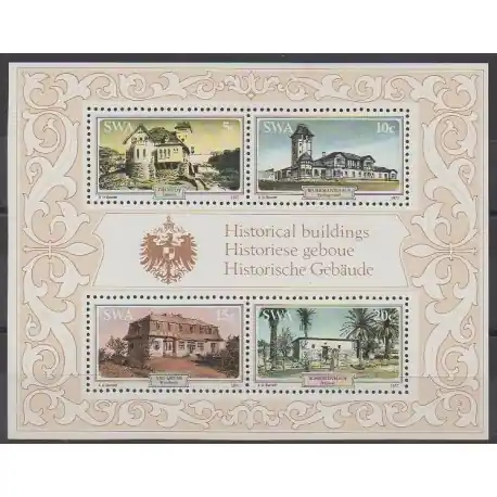 Bon Marché Sud-Ouest africain - 1978 - No BF4 - Monuments