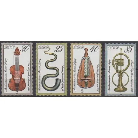 Produit De Marque Allemagne orientale (RDA) - 1979 - No 2109/2112 - Musique