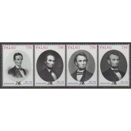 Palau - 2010 - No 2554/2557 - Célébrités Édition Limitée