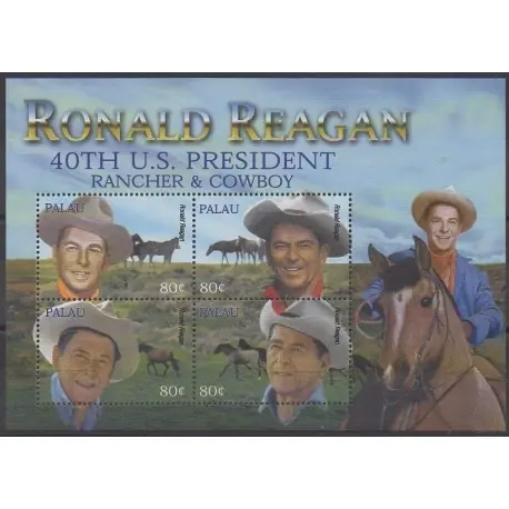 Palau - 2003 - No 1975/1978 - Célébrités Commander Vite