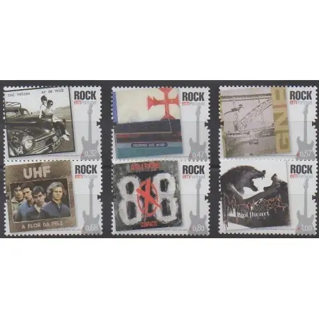 Portugal - 2010 - No 3530/3535 - Musique Livraison Mondiale