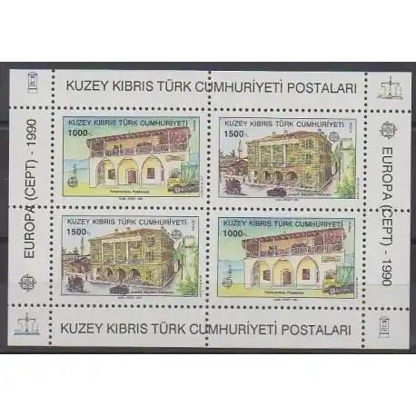 Petit Prix Turquie - Chypre du nord - 1990 - No BF8 - Service postal - Europa