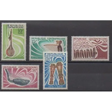 Top Vente Centrafricaine (République) - 1970 - No 122/126 - Musique