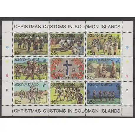 Meilleur Prix Salomon (Iles) - 1983 - No BF12 - Folklore - Noël