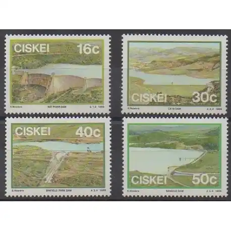 Afrique du Sud - Ciskey - 1989 - No 149/152 - Sites Top Vente