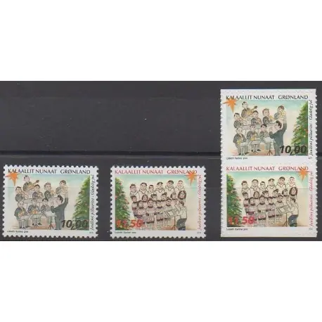 Groenland - 2014 - No 658/661 - Noël - Musique Livraison Gratuite