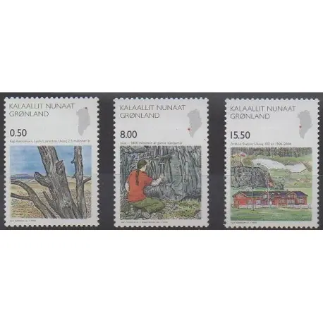 Garantie Incluse Groenland - 2006 - No 451/453 - Sciences et Techniques