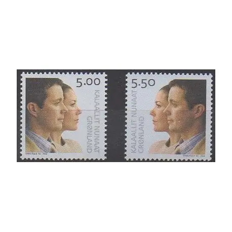 Groenland - 2004 - No 399/400 - Royauté - Principauté Nouvelle Collection