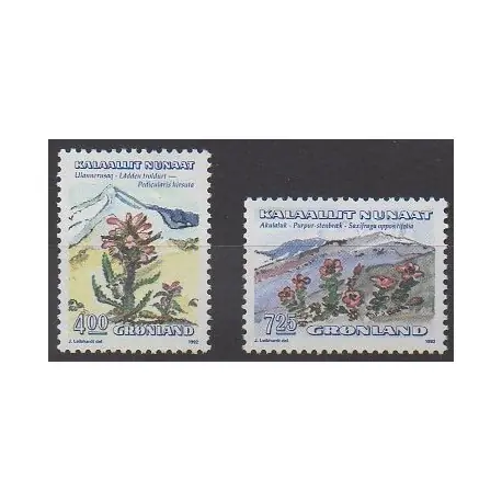 Groenland - 1992 - No 211/212 - Fleurs Prix Promo