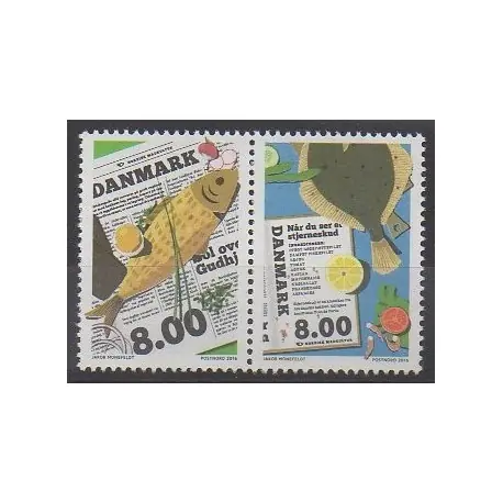 Populaire Danemark - 2016 - No 1821/1822 - Gastronomie