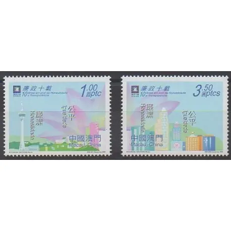 Macao - 2002 - No 1113/1114 Tendance