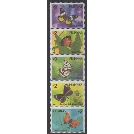 Affaire À Saisir Philippines - 1993 - No 1965/1969 - Insectes