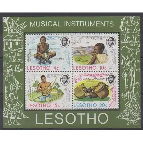 Livraison Express Lesotho - 1975 - No BF1 - Musique