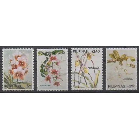 Meilleur Choix Philippines - 1986 - No 1517/1520 - Orchidées