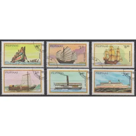 Philippines - 1984 - No 1406/1411 - Navigation - Oblitérés Meilleur Prix