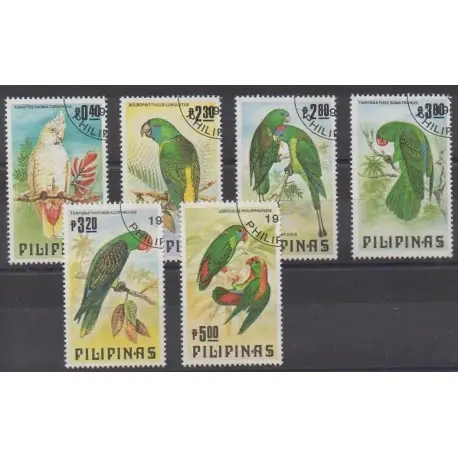 Populaire Philippines - 1984 - No 1348/1353 - Oiseaux - Oblitérés