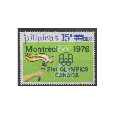 Prix Bas Philippines - 1976 - No 1019 - Jeux Olympiques d'été