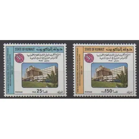Koweït - 1987 - No 1103/1104 - Santé ou Croix-Rouge Acheter En Ligne