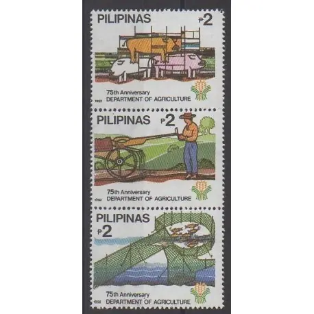 Philippines - 1992 - No 1886/1888 Super Prix