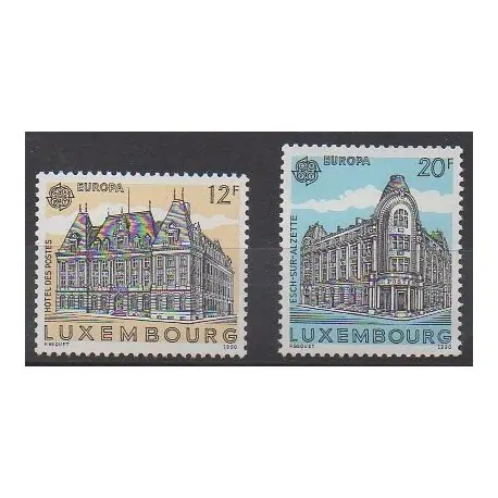 Luxembourg - 1990 - No 1193/1194 - Service postal - Europa Nouvel Arrivage