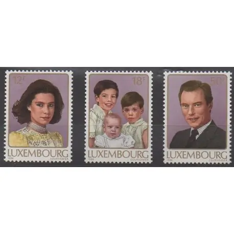 Gros Lot Luxembourg - 1988 - No 1146/1148 - Royauté - Principauté