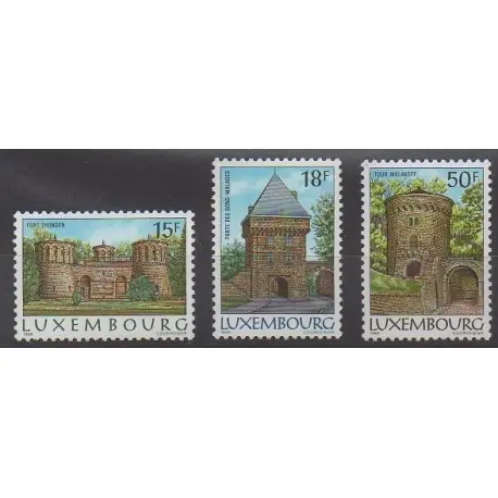 Luxembourg - 1986 - No 1103/1105 - Monuments Nouveauté