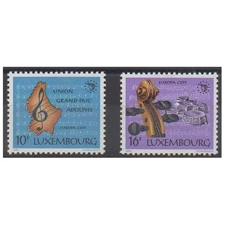 Luxembourg - 1985 - No 1075/1076 - Musique - Europa Offre Spéciale