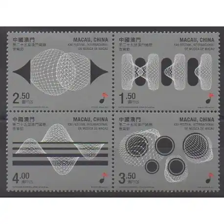 Prix Choc Macao - 2011 - No 1548/1551 - Musique
