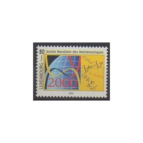 Luxembourg - 2000 - No 1447 - Sciences et Techniques Expédié Aujourd’hui