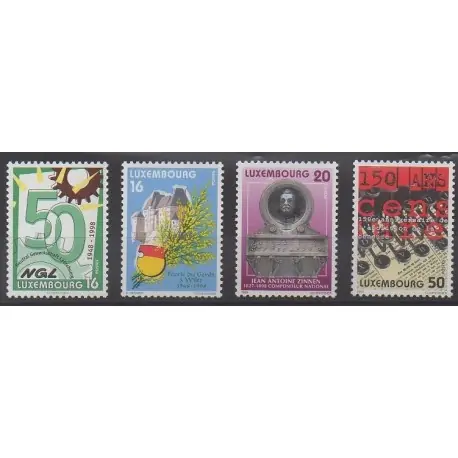 Luxembourg - 1998 - No 1390/1393 Promotion Saisonnière
