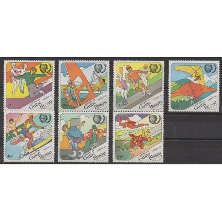 Guinée-Bissau - 1985 - No 384/390 - Sports divers Haute Qualité