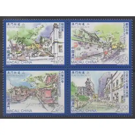 Produit De Marque Macao - 2013 - No 1643/1646 - Sites