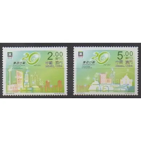 Macao - 2012 - No 1601/1602 Nouveauté