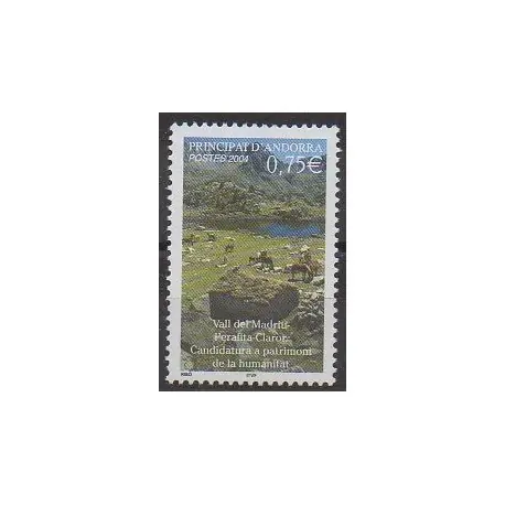 Andorre - 2004 - No 596 - Sites Nouveauté