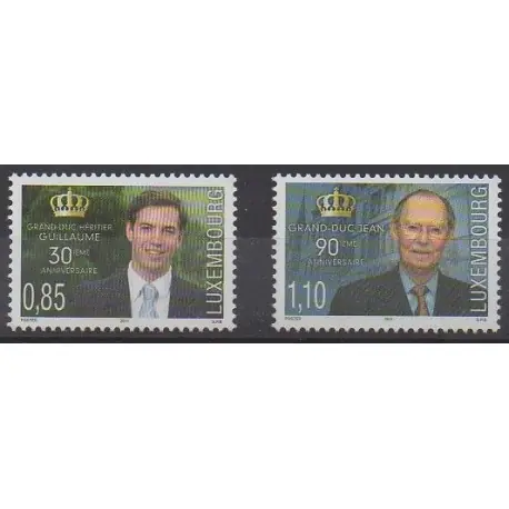 Populaire Luxembourg - 2011 - No 1842/1843 - Royauté - Principauté