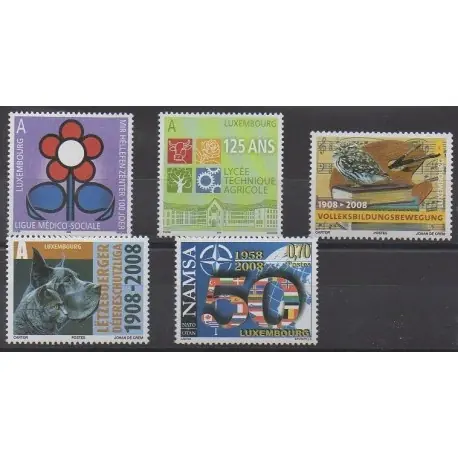Luxembourg - 2008 - No 1734/1738 Produit De Marque