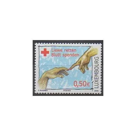 Luxembourg - 2006 - No 1657 - Santé ou Croix-Rouge Expédition Rapide