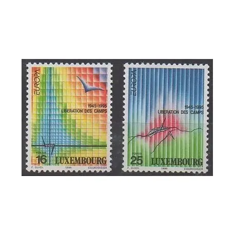 Offre Spéciale Luxembourg - 1995 - No 1318/1319 - Seconde Guerre Mondiale - Europa