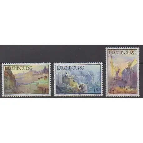 Luxembourg - 1991 - No 1214/1216 - Peinture Expédition Rapide