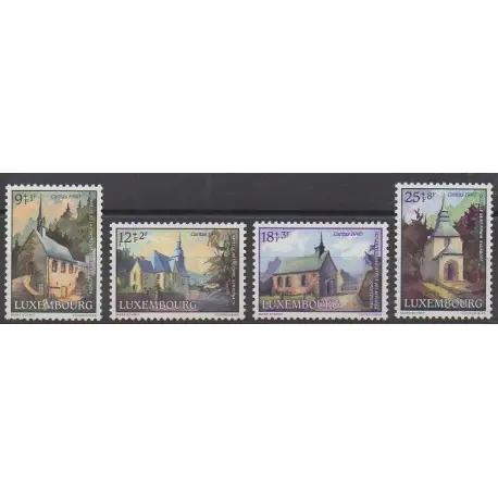 Gros Lot Luxembourg - 1990 - No 1209/1212 - Églises