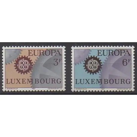 Luxembourg - 1967 - No 700/701 - Europa Nouvel Arrivage