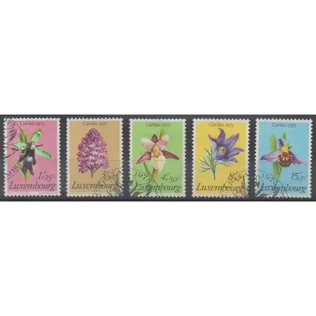 Luxembourg - 1975 - No 864/868 - Fleurs - Oblitérés Quantité Limitée
