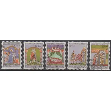 Luxembourg - 1974 - No 843/847 - Peinture - Oblitérés Dernière Chance