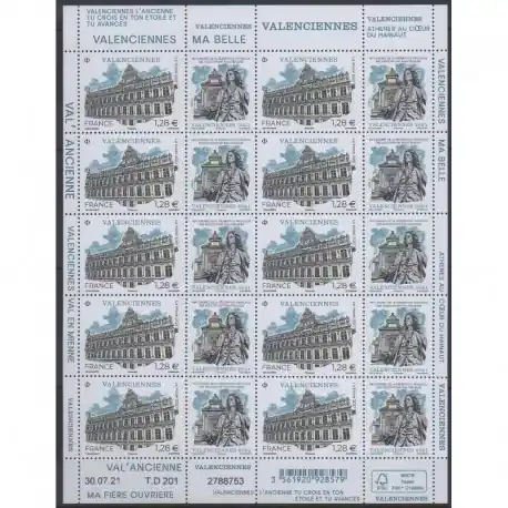 Livraison Gratuite France - Feuillets de France - 2021 - No F41 - Valenciennes - Sites