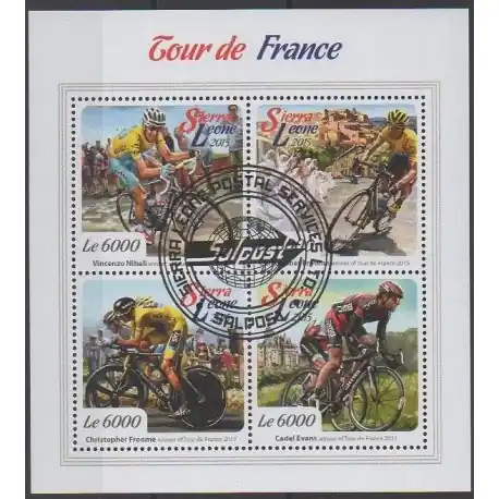 Meilleur Choix Sierra Leone - 2015 - No 5645/5648 - Sports divers - Oblitérés