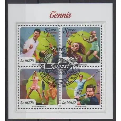 Jusqu’à Épuisement Des Stocks Sierra Leone - 2015 - No 5605/5608 - Sports divers - Oblitérés