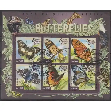 Promotion Sierra Leone - 2015 - No 4981/4986 - Insectes - Oblitérés