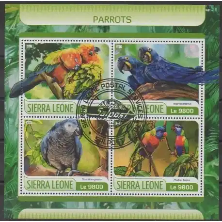 Achetez Aujourd’hui Sierra Leone - 2017 - No 7057/7060 - Oiseaux - Oblitérés