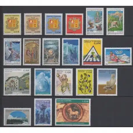 Jusqu’à Épuisement Des Stocks Andorre - Année complète - 2002 - No 555/574
