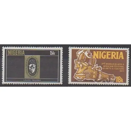 Offre Limitée Nigeria - 1976 - No 331/332 - Folklore